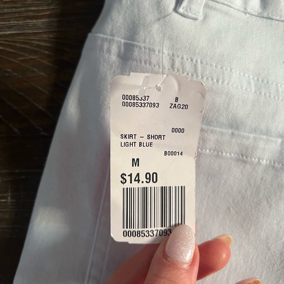 Light Blue Button Up Skirt - NWT Medium - Picture 4 of 5